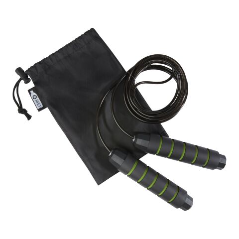 Austin soft skipping rope in recycled PET pouch Standard | Apple green | not available | No Branding | not available | not available | not available