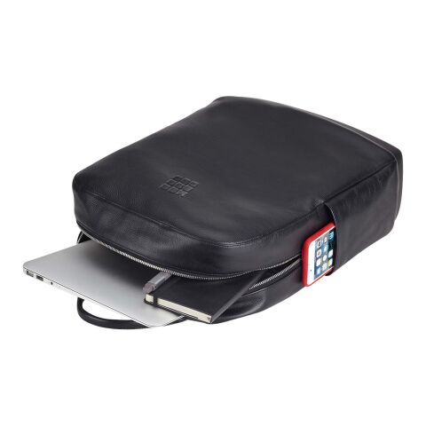 Moleskine Classic leather backpack Standard | Solid black | No Branding | not available | not available