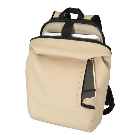 Resi Plus 15" GRS recycled anti-theft backpack 18L Standard | Oatmeal | No Branding | not available | not available