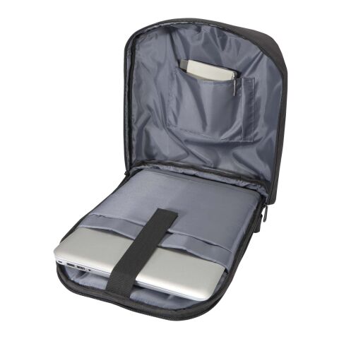 Luma 15" GRS recycled anti-theft laptop backpack 10L Standard | Solid black | not available | No Branding | not available | not available
