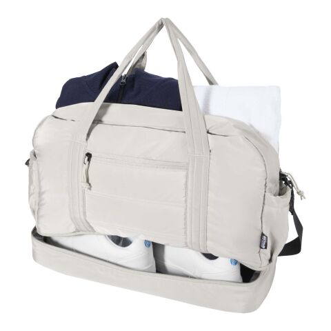 Puffer GRS recycled duffel bag with insulated bottom 30L  Standard | Sandstone | No Branding | not available | not available | not available