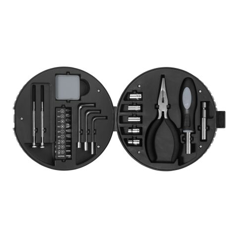 Rage 25-piece tyre-shaped tool set Standard | Silver-Solid black | No Branding | not available | not available