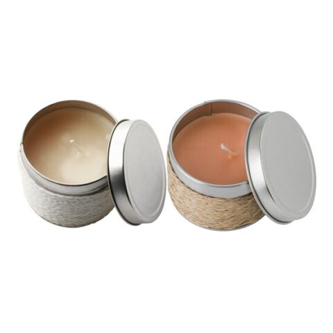 Tin with scented candle Zora khaki | No Branding | not available | not available