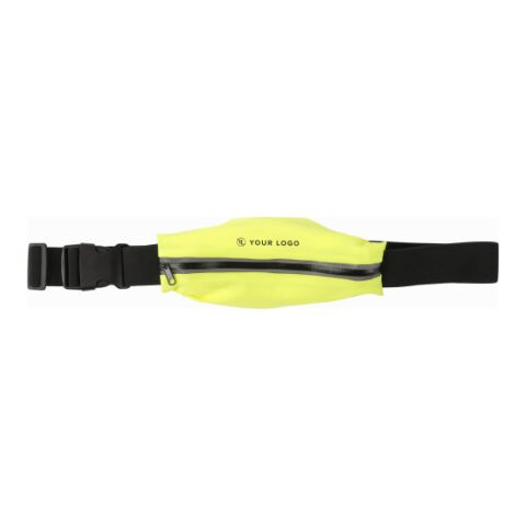 Waist bag Bastian, Polyester lycra (220 gr/m²) fluor yellow | No Branding | not available | not available