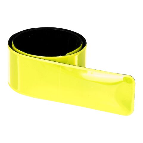 Reflective slap wrap medium Neon yellow | Digital Print | Front (under reflective layer) | 374 mm x 23 mm