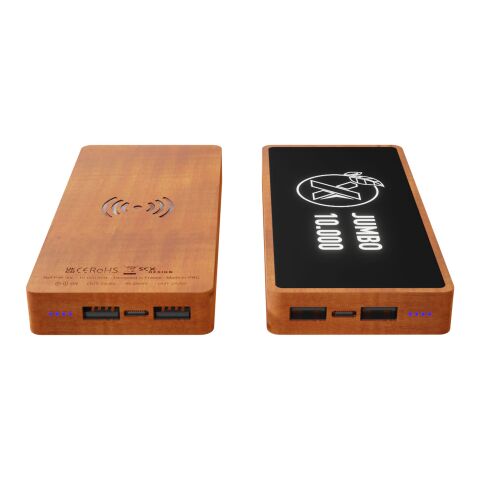 SCX.design P46 10.000 mAh wooden wireless charging power bank Brown | Not applicable | No Branding | not available | not available