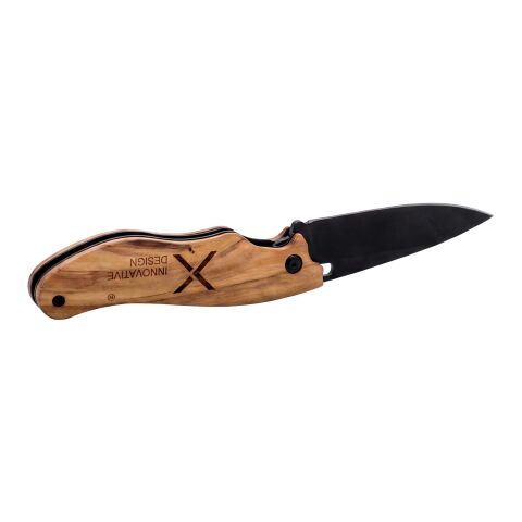 SCX.design T33 foldable olive wood knife Brown