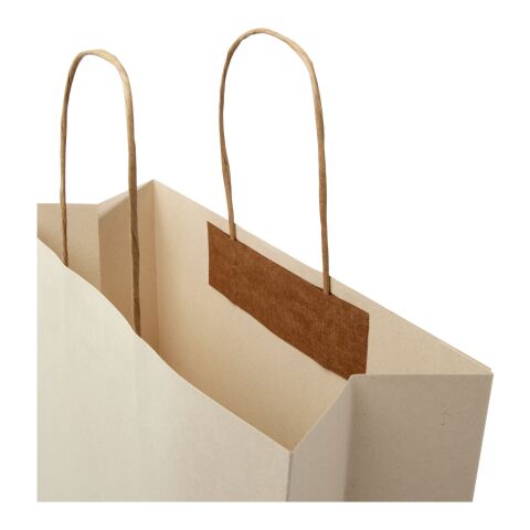 Agricultural waste 150 g/m2 paper bag with twisted handles - X large Ivory white | Not applicable | No Branding | not available | not available