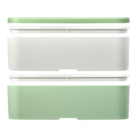 MIYO Renew double layer lunch box Ivory white-Seaglass green-Pebble grey | Not applicable | No Branding | not available | not available