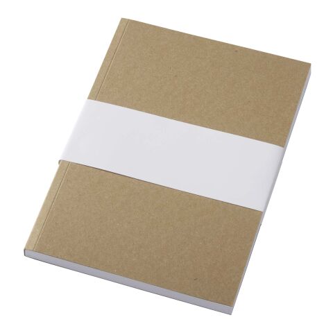 Novella Austen A5 recycled soft cover kraft notebook - 100 sheets Natural | No Branding | not available | not available