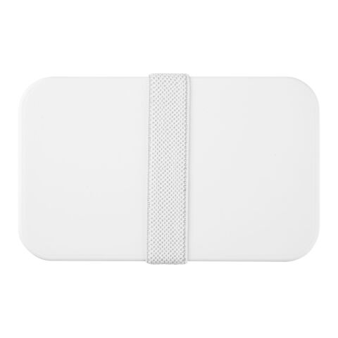 MIYO Pure double layer lunch box White-White-White | Digital Print | lid | 158 mm x 88 mm