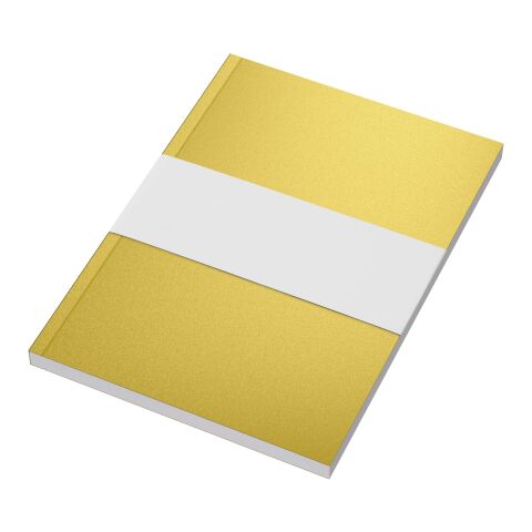 Novella Austen A5 metallic soft cover notebook - 100 sheets Gold | No Branding | not available | not available