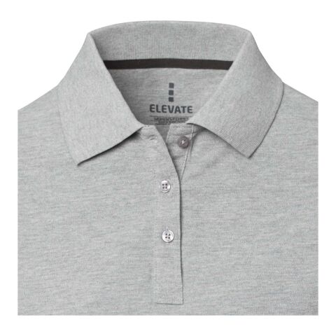 Calgary short sleeve women&#039;s polo Standard | Grey melange | 2XL | No Branding | not available | not available | not available