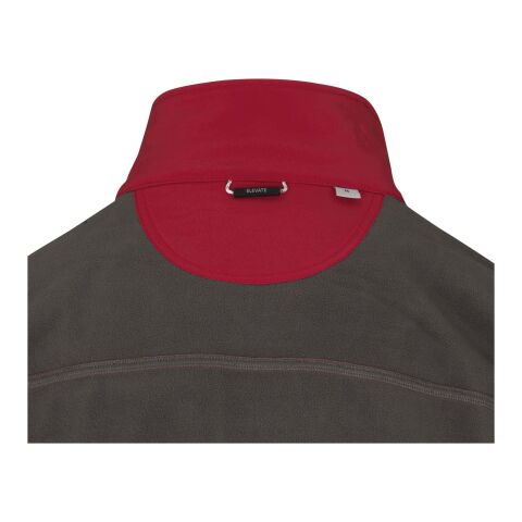 Langley men's GRS recycled softshell jacket Red | 2XL