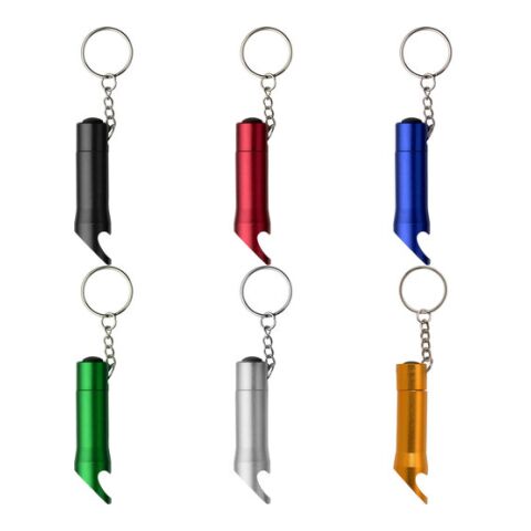 Aluminium 2-in-1 key holder Carla silver | No Branding | not available | not available