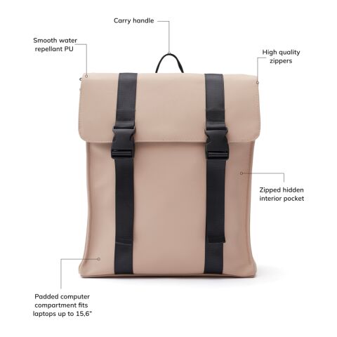 VINGA Baltimore Backpack greige | No Branding | not available | not available