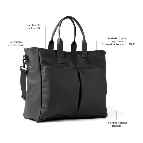 VINGA Baltimore hybrid office bag black | No Branding | not available | not available