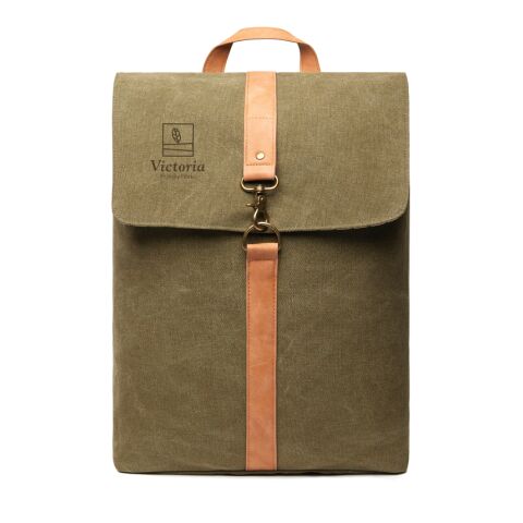 VINGA Bosler canvas backpack green | No Branding | not available | not available