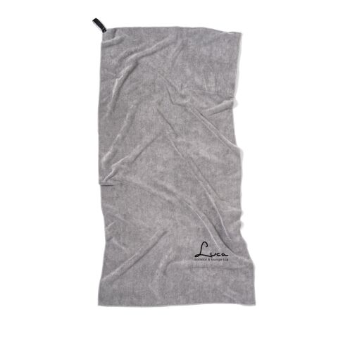 VINGA GRS RPET active dry towel 140 x 70cm grey | No Branding | not available | not available | not available