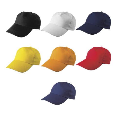 Cotton twill cap Lisa yellow | No Branding | not available | not available