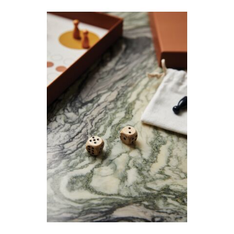 VINGA Ludo coffee table game brown | No Branding | not available | not available