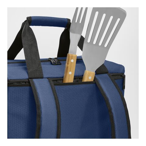 Dublin Cooler 28L rPET. Front pocket and two side pockets Blue | No Branding | not available | not available | not available