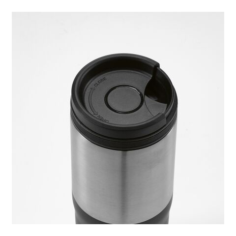Orange Travel Cup rSS 600ml. Triple wall and Leakproof Black | No Branding | not available | not available | not available
