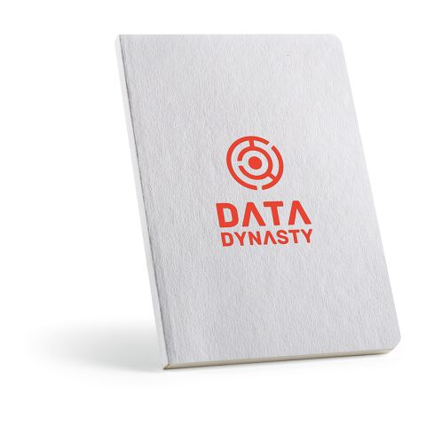 Verne A5 Notebook Cotton Rag cover. 80gsm recycled 196 pages Pastel white | No Branding | not available | not available | not available