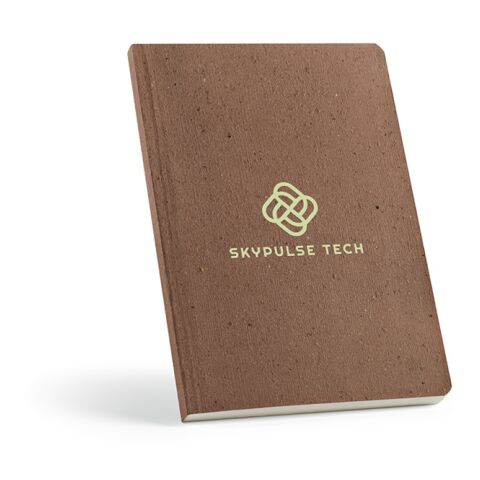 Doyle A5 Notebook Coffee Waste cover. 80gsm recycled 196 pages Light brown | No Branding | not available | not available | not available