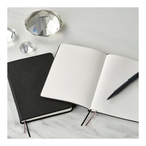 Wilde A5 Hardcover notebook rPU. 80gsm FSC 196 pages Black | No Branding | not available | not available | not available