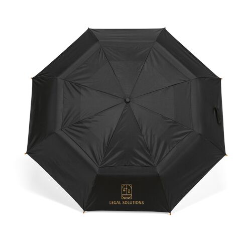 Jackson Umbrella rPET. 27" Foldable. Automatic Opening/Closing Solid black | No Branding | not available | not available | not available