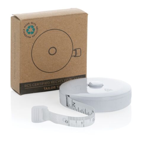 RCS recycled plastic tailor tape White | No Branding | not available | not available