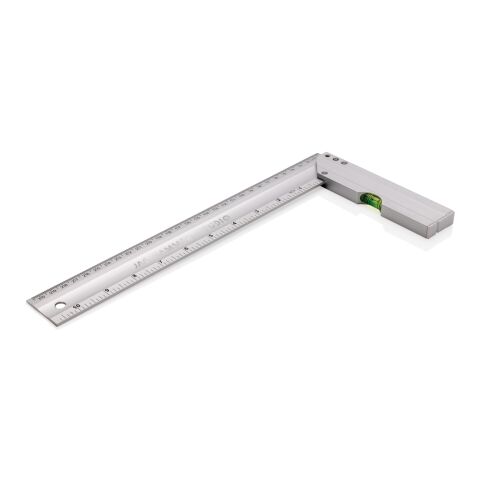 Ruler with level silver | No Branding | not available | not available