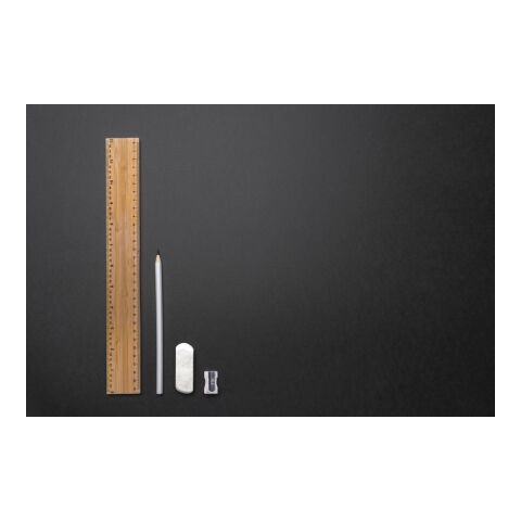 Timberson extra thick 30cm double sided bamboo ruler brown | No Branding | not available | not available