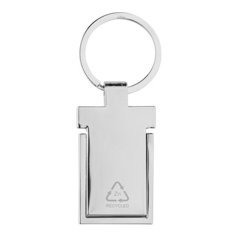 RSC recycled zinc alloy phone stand keychain silver | No Branding | not available | not available