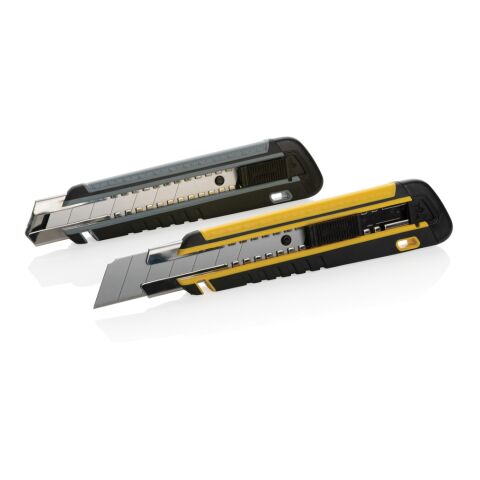 Refillable RCS rplastic heavy duty snap-off knife soft grip yellow | No Branding | not available | not available