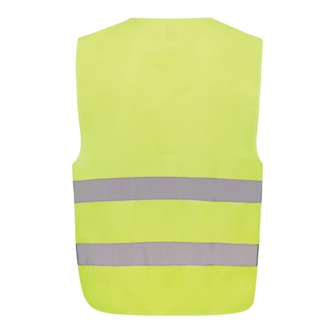 GRS recycled PET high-visibility safety vest yellow | No Branding | not available | not available