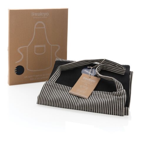 Ukiyo Aware 280gr rcotton deluxe apron black | No Branding | not available | not available | not available