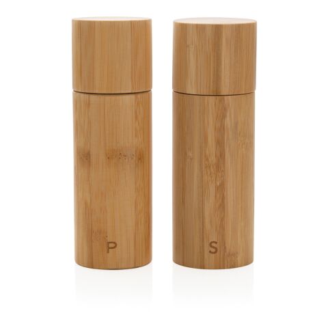Ukiyo bamboo salt and pepper mill set brown | No Branding | not available | not available