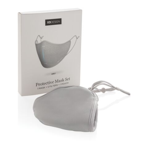 XD DESIGN Protective Mask Set grey-blue | M | No Branding | not available | not available