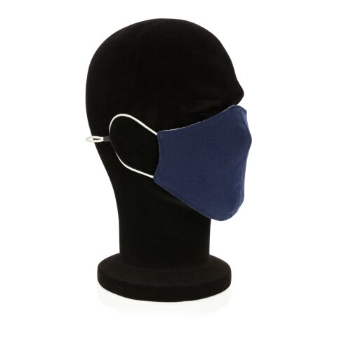 Reusable 2-ply cotton face mask navy | No Branding | not available | not available