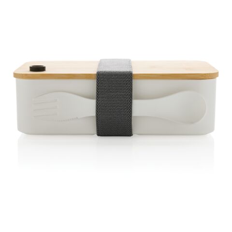 Lunchbox with bamboo lid, RCS-RPP White | No Branding | not available | not available