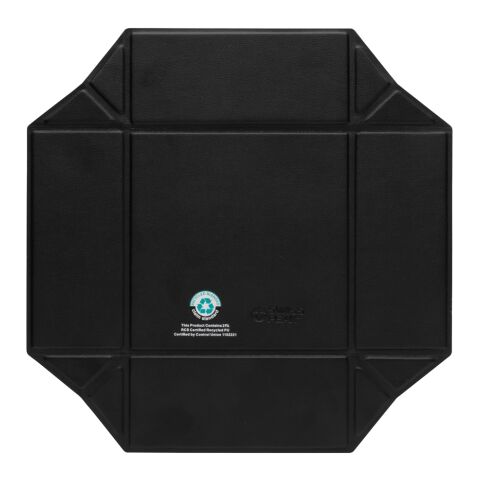 Swiss Peak RCS recycled PU foldable magnetic storage tray black | No Branding | not available | not available