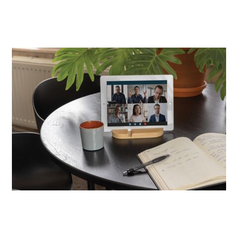 Bamboo tablet and phone holder brown | No Branding | not available | not available