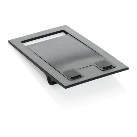 SnapStand RCS recycled plastic foldable phone stand black | No Branding | not available | not available