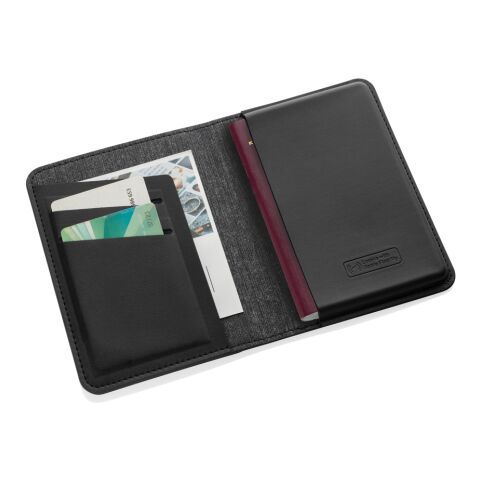 Trackmate RCS rpolyester passport holder worldwide locating black | No Branding | not available | not available