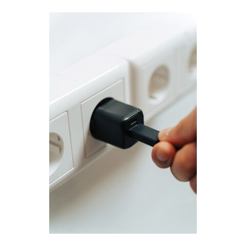 Urban Vitamin Monterey RCS recycled plastic 20W GAN charger black | No Branding | not available | not available