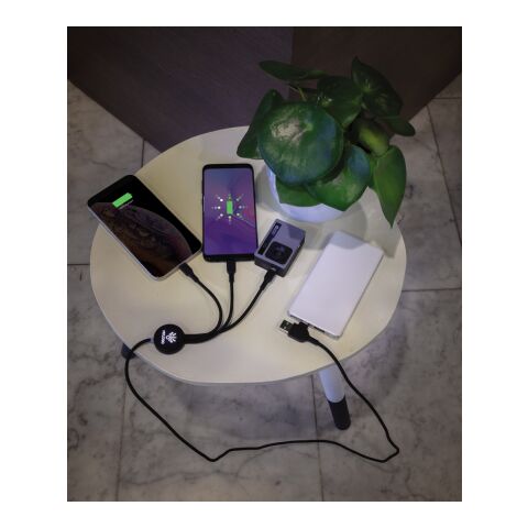 Light up logo 6-in-1 cable black | No Branding | not available | not available