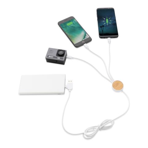 RCS recycled plastic Ontario 6-in-1 cable White | No Branding | not available | not available