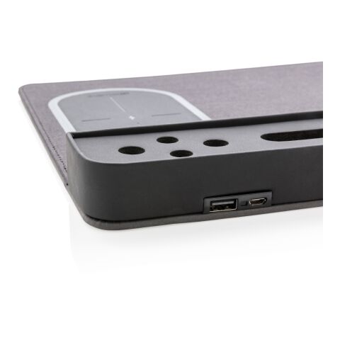 Air mousepad with 5W wireless charging and USB black | No Branding | not available | not available